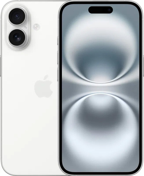 Apple iPhone 16 128GB White (A3287) (195949822018) - Indian Spec