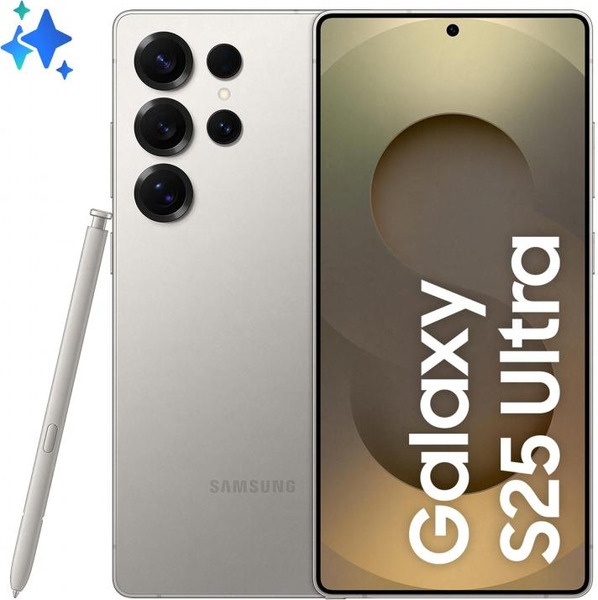 Samsung S938B-DS Galaxy S25 Ultra Dual 5G 256GB 12GB RAM Titanium Gray (8806095860107) - EU Spec