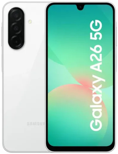 Samsung A266B-DS Galaxy A26 Dual 5G 128GB 6GB RAM White (8806097072874) - EU Spec