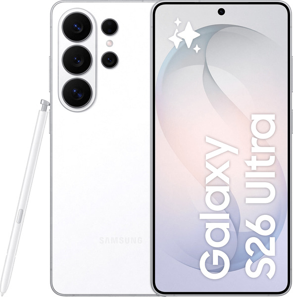 Samsung S948B-DS Galaxy S26 Ultra Dual 5G 512GB 12GB RAM White (8806097826880) - EU Spec