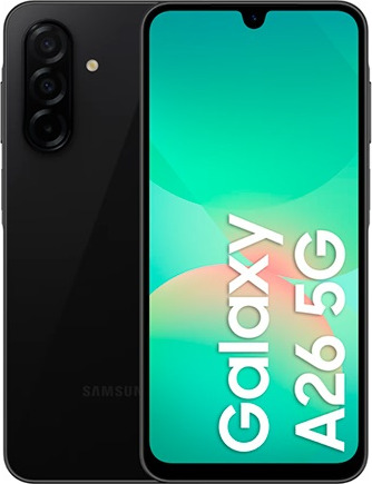 Samsung A266B-DS Galaxy A26 Dual 5G 128GB 6GB RAM Black (8806097072812) - EU Spec