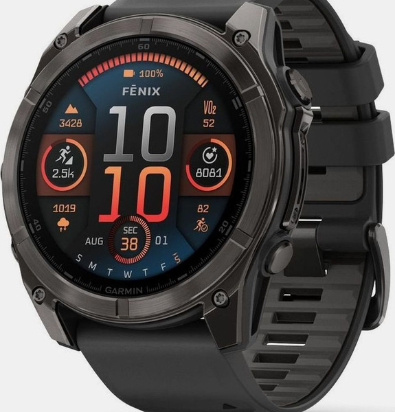 Garmin Fenix 8 Pro 51 mm AMOLED Sapphire with Titanium Graphite/Black strap (753759351007) - EU Spec