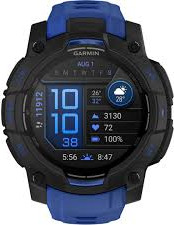 Garmin Instinct 3 45mm AMOLED Black Bolt Blue (753759357139) - EU Spec