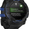 Garmin Instinct 3 50mm AMOLED Black Bolt Blue (753759357153) - EU Spec