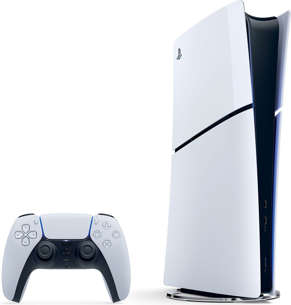 Sony PlayStation 5 Slim 1TB CFI-2116 Chassis E Standard Disc Edition White (711719021247)
