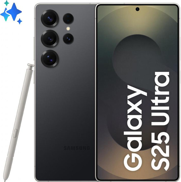 Samsung S938B-DS Galaxy S25 Ultra Dual 5G 256GB 12GB RAM Titanium Black (8806095830933) - Arab Spec